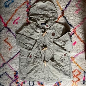 Fred Perry Khaki Jacket with wooden toggles